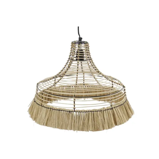 Candeeiro de Teto DKD Home Decor Natural Metal 40 W Jute (45 x 45 x 36 cm)