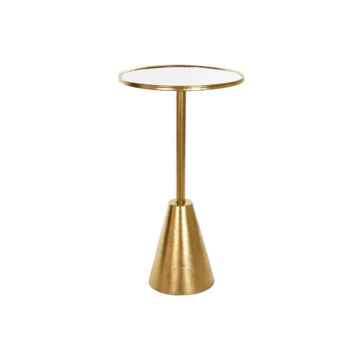 Mesa de Apoio DKD Home Decor Espelho Dourado Metal (40 x 40 x 72 cm)