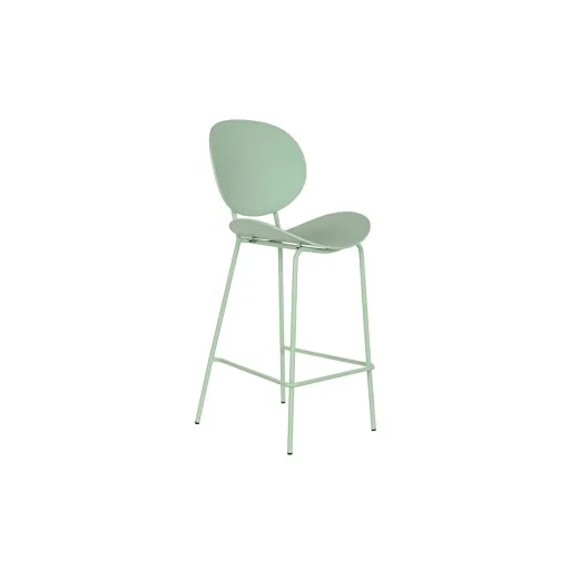 Banqueta DKD Home Decor 52,5 x 49 x 104 cm Metal Verde Polipropileno