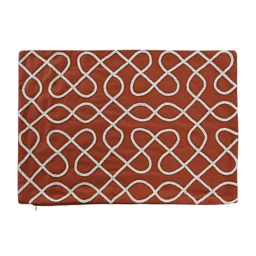 Capa de Travesseiro DKD Home Decor 60 x 1 x 40 cm Terracota