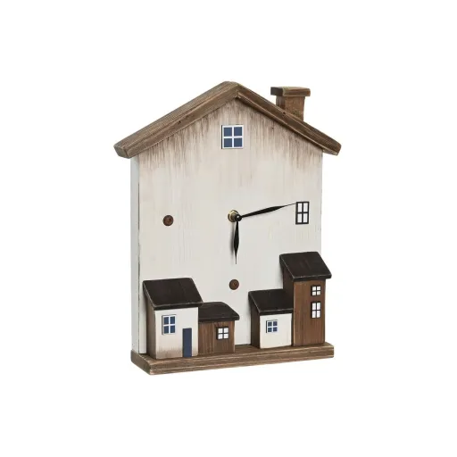 Tafelklok DKD Home Decor 26 x 7 x 31 cm Branco Casas