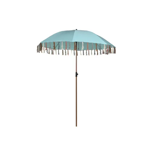 Parasol DKD Home Decor Aço Alumínio Azul Celeste (180 x 180 x 190 cm)