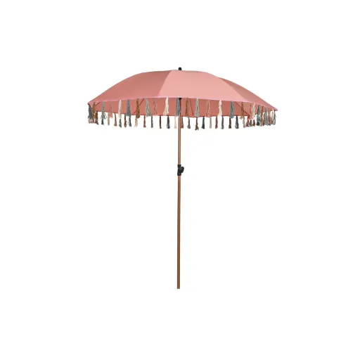 Parasol DKD Home Decor Aço Coral Alumínio (180 x 180 x 190 cm)