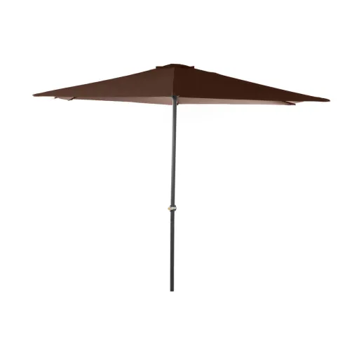 Parasol DKD Home Decor Castanho Aço (270 x 270 x 250 cm)