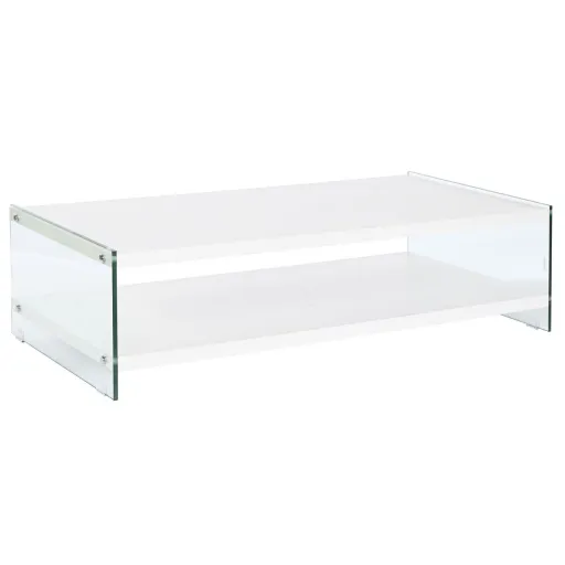 Mesa de Centro DKD Home Decor Cristal Madeira MDF 130 x 65 x 35,5 cm