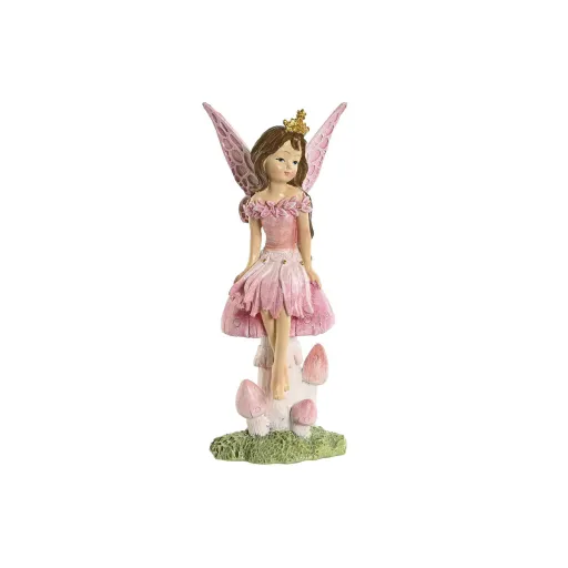 Figura Decorativa Home ESPRIT Cor de Rosa 8 x 6 x 18,5 cm