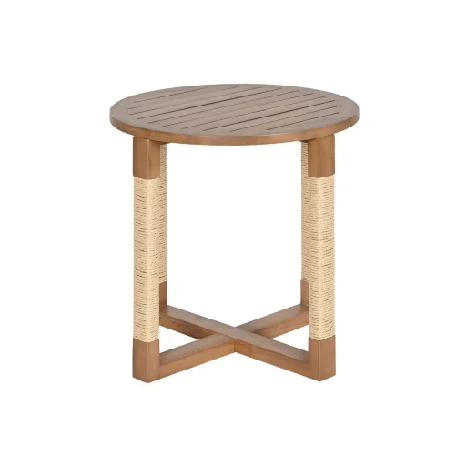 Mesa de Apoio Home ESPRIT Natural Abeto Madeira MDF 48 x 48 x 50,5 cm