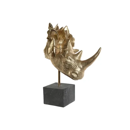 Figura Decorativa Home ESPRIT Preto Dourado 33 x 24 x 43,5 cm