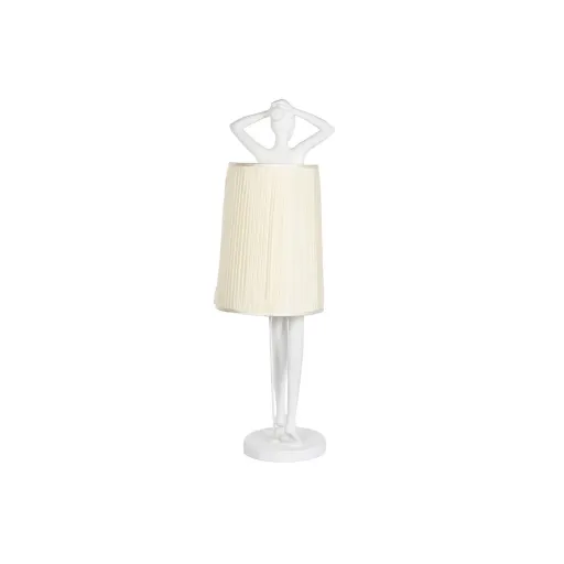 Luminária de Chão Home ESPRIT Branco Resina 50 W 220 V 46 x 41 x 137,5 cm