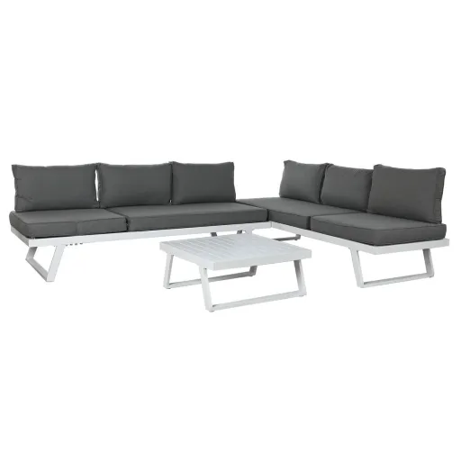 Conjunto de Sofá e Mesa Home ESPRIT Metal 130 x 68 x 65 cm