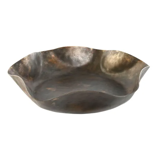 Centro de Mesa DKD Home Decor Bronze Dourado Acabamento Envelhecido 47 x 47 x 7 cm