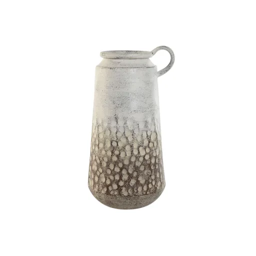 Vaso Home ESPRIT Branco Metal Colonial 23 x 20 x 40 cm