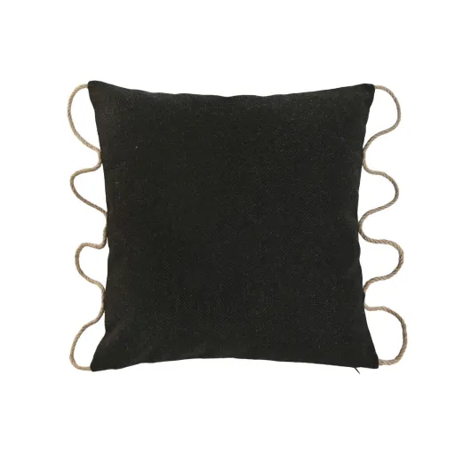 Almofada Home ESPRIT Preto 45 x 15 x 45 cm