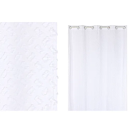 Cortina Home ESPRIT Branco 140 x 260 x 260 cm Bordado