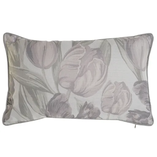 Almofada Home ESPRIT Impresso Tulipa 50 x 10 x 30 cm