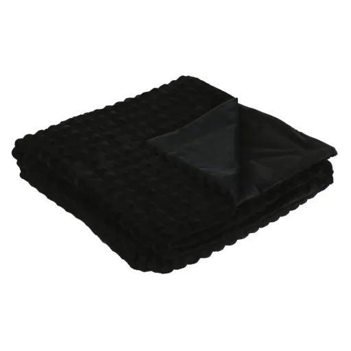 Manta Home ESPRIT Preto 130 x 170 cm