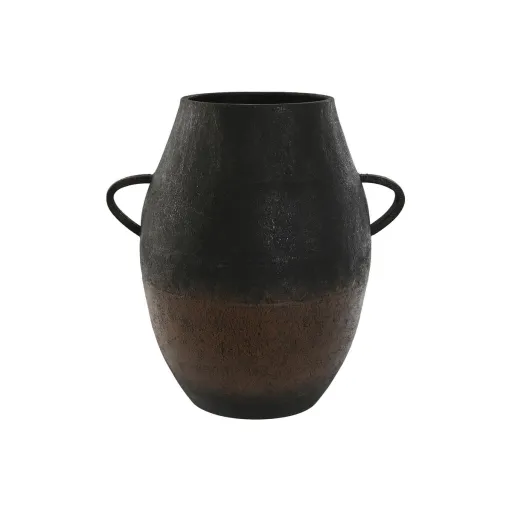 Vaso Home ESPRIT Castanho Preto Metal Vintage 40 x 31,5 x 42,5 cm