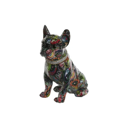 Figura Decorativa Home ESPRIT Multicolor Cão 26 x 15 x 29 cm