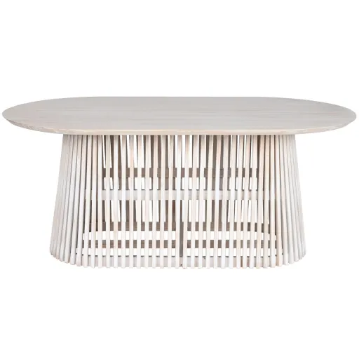 Mesa de Jantar Home ESPRIT Branco Madeira de Cedro 180 x 100 x 75 cm