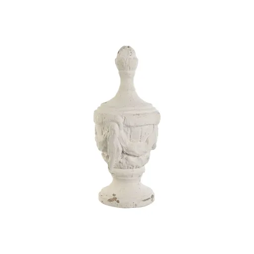 Figura Decorativa Home ESPRIT Branco Decapé 23 x 23 x 51 cm