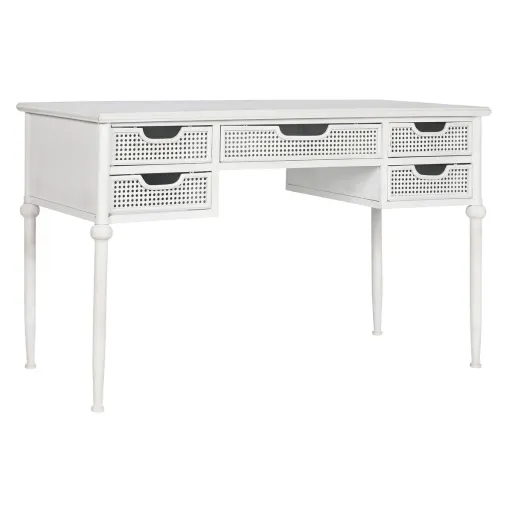 Secretária Home ESPRIT Branco Metal 122 x 50 x 76 cm