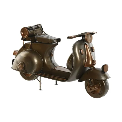 Figura Decorativa Home ESPRIT Champanhe Prateado Vespa Vintage 28 x 11 x 17 cm