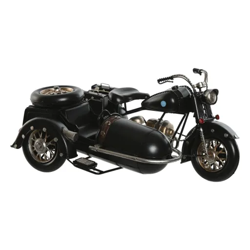 Figura Decorativa Home ESPRIT Preto Prateado Vintage Sidecar 35 x 24 x 16,5 cm