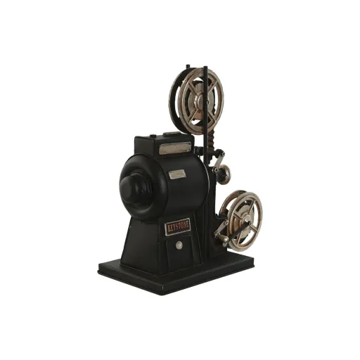 Figura Decorativa Home ESPRIT Preto Prateado Vintage Cinema Clássico 23,5 x 11 x 24,5 cm