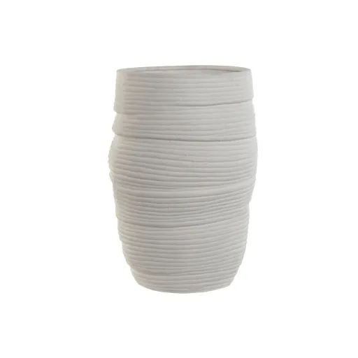 Vaso Home ESPRIT Branco Cerâmica 27 x 27 x 37 cm