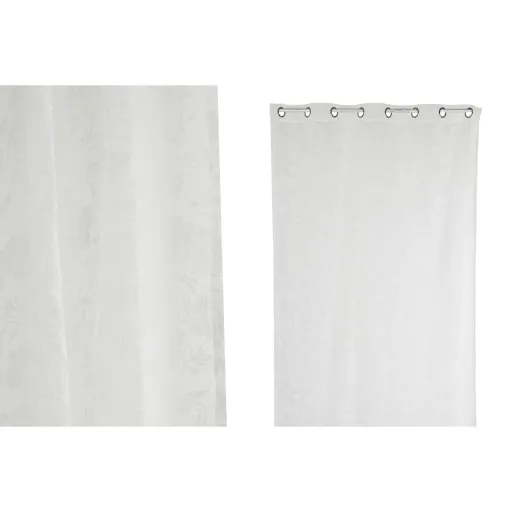 Cortina Home ESPRIT Branco Romântico 140 x 260 cm