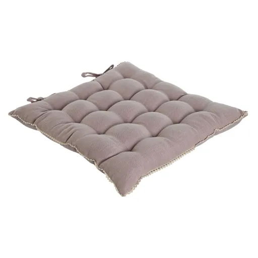 Almofada para Cadeiras Home ESPRIT Malva 42 x 42 x 6 cm