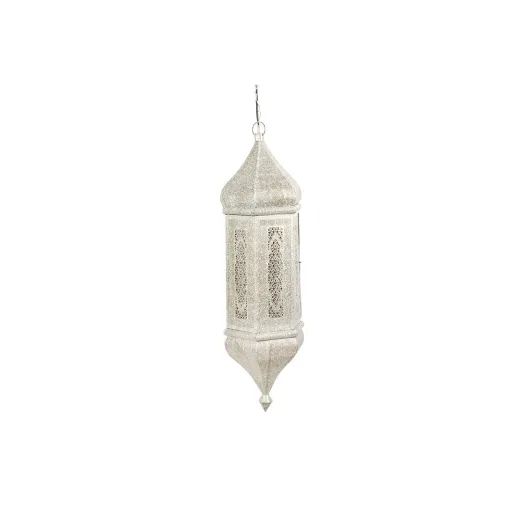 Candeeiro de Teto Home ESPRIT Branco Dourado Metal 40 W 27 x 27 x 91 cm