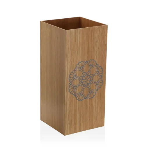 Suporte de Guarda-Chuva Versa Mandala Castanho Madeira MDF (22 x 48 x 22 cm)