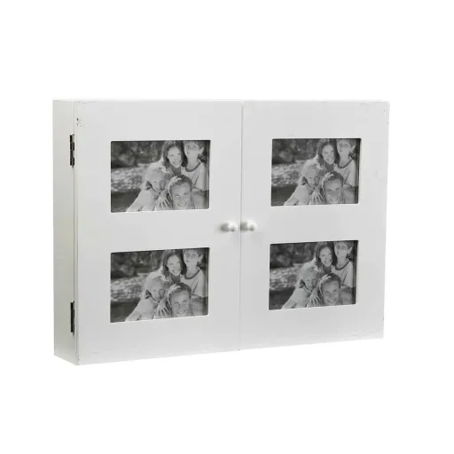 Armário para Chaves Versa Wte 8 x 33 x 46 cm Branco