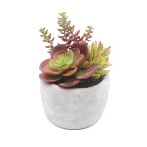 Planta Decorativa Versa Cerâmica Plástico 12,7 x 15,24 x 12,7 cm