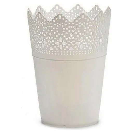 Vaso 8430852224194 Branco Plástico 15 x 18 x 15 cm