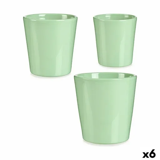 Conjunto de Vasos Verde Argila (6 Unidades)