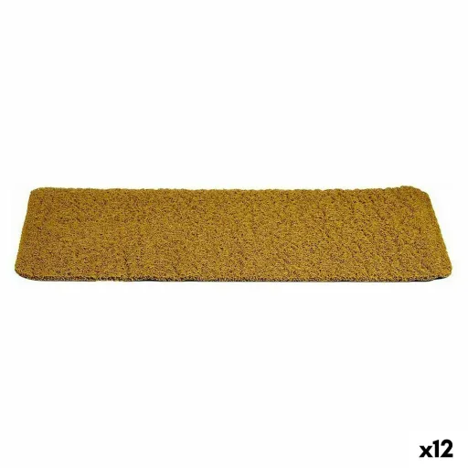 Tapete Castanho Poliéster PVC (70 x 40 cm) (12 Unidades)