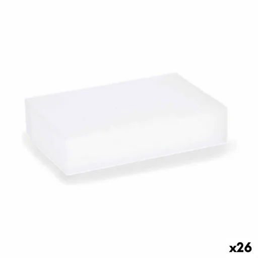 Esponjas Borracha (10 x 6.5 x 2.5 cm) (26 Unidades)