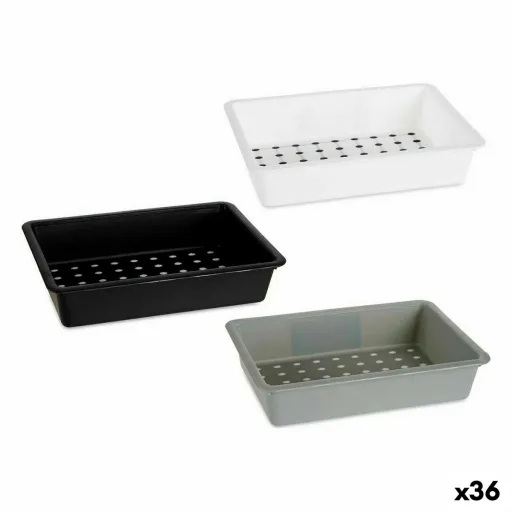 Organizador de Gavetas Polipropileno 16 x 5 x 24 cm (36 Unidades)