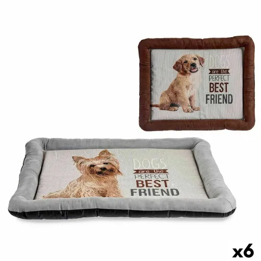 Cama para Cães Cão 60 x 6 x 74 cm (6 Unidades)