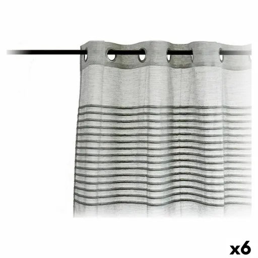 Cortinas 140 x 260 cm Cinzento Claro (6 Unidades)