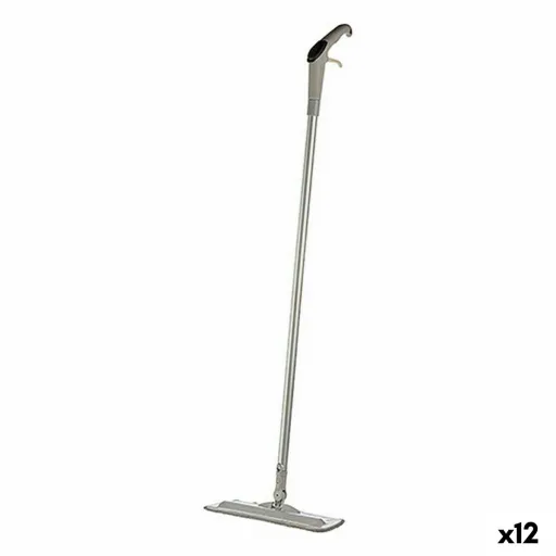 Mopa Tripla com Pulverizador Aço Inoxidável Plástico 14 x 40 x 128 cm (12 Unidades)