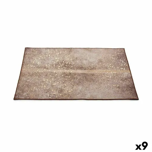 Tapete Branco Castanho 190 x 133 cm (9 Unidades)