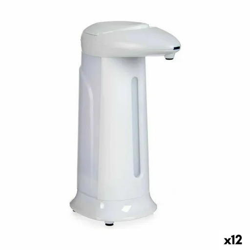 Dispensador de Sabonete Automático com Sensor Branco ABS 350 ml (12 Unidades)