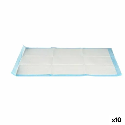 Resguardos Absorventes 60 x 90 cm Azul Branco Papel Polietileno (10 Unidades)