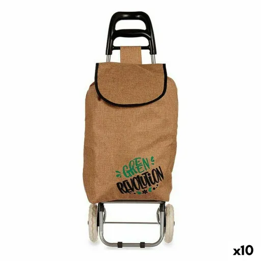 Carro de Compras Castanho 3,3 L 36 x 95 x 35 cm (10 Unidades)