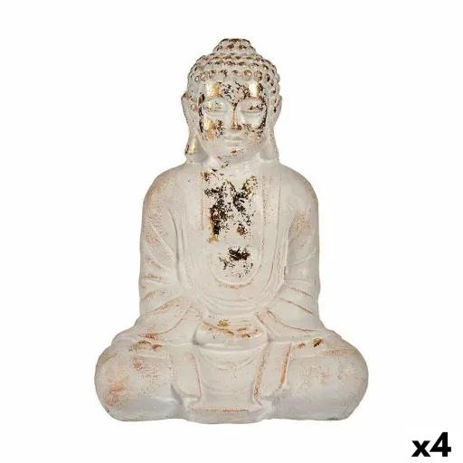 Figura Decorativa para Jardim Buda Poliresina 17 x 37 x 26 cm (4 Unidades)