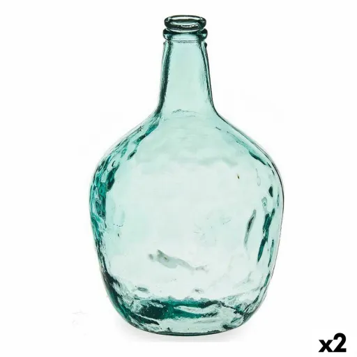 Garrafa Carafe Decoração Transparente 22 x 37,5 x 22 cm (2 Unidades)