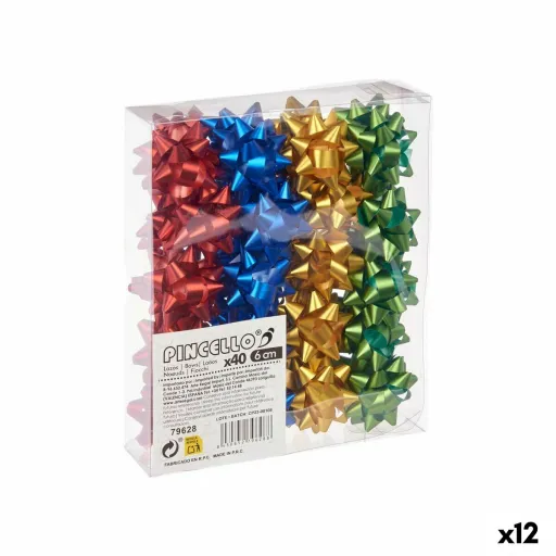 Argolas Mate Multicolor PVC 5 x 3,5 x 5 cm (12 Unidades)